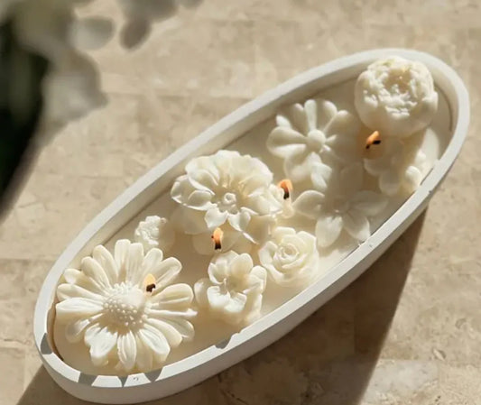 Boat Flower Candle