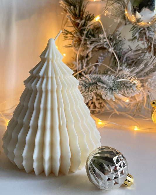 Aesthetic Christmas Tree Candle